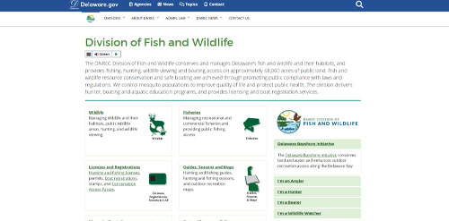 DELAWARE Division of Fish Wildlife