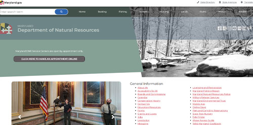 MARYLAND Department of Natural Resources